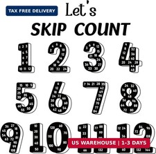 15 Pcs Skip Counting Numbers for Classroom La...