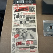 Guns N' Roses, GN'R LIES, Audio Cassette Tape 1988 Geffen, Patience You're Crazy