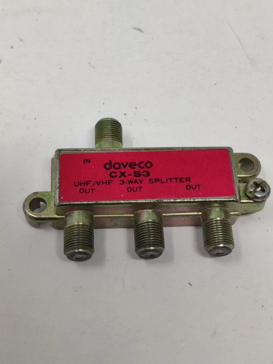 Daveco UHF/VHF 3-Way Splitter