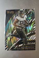 2025 Panini Select - Club Level Brenton Strange #230 Zebra Shock Prizm