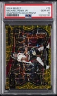 2024 PANINI SELECT SNAPSHOTS GOLD PRIZM #13 MICHAEL PENIX JR ROOKIE /10 PSA 10