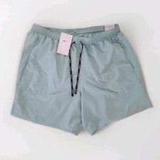 Size XL Nike Stride Men's Dri-FIT 7'' Brief-Lined Running Shorts Mineral Green