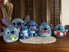 Lot Of 6 Stitch Plushies/Squishmallows Disney