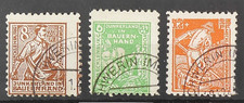 TREFF SBZ MiNr 23-25 b gestempelt gepr&uuml;ft BPP 160,-