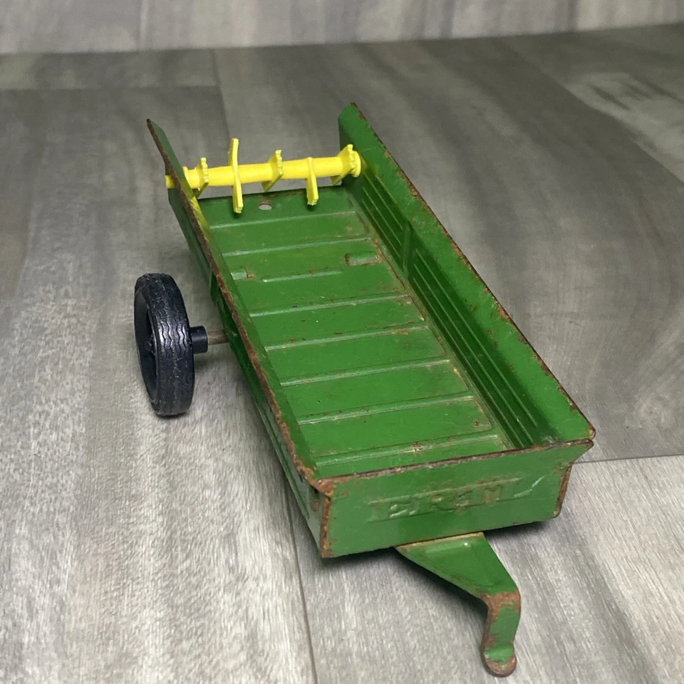 Vintage Ertl Toy Green Farm Trailer Replacement Tin - Image 2 of 4