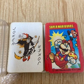Super Mario Bros Playing Cards Nintendo Famicom Japan