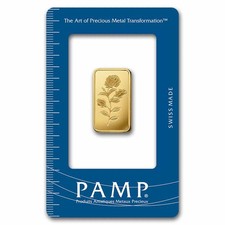 10 gram Gold Bar - PAMP Suisse Rosa (In Assay)-Pre-Sale 3844.61 per troy oz