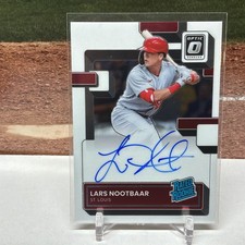 LARS NOOTBAAR 2022 Panini Donruss Optic RRS -LN Rated Rookie Auto ST. LOUIS
