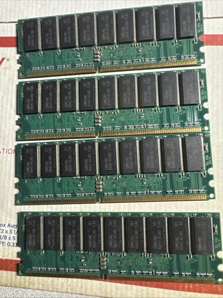 1GB PC1600R CL2 ECC DDR SDRAM DIMM Samsung 128mx72 - Image 3 of 4