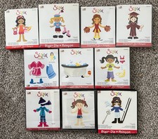 Sizzix Dress-Up die cuts Hair Bath Cheer Unif...