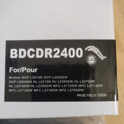 Cartridge Black Drum DR2400 Compatible With Brother Printers - Afbeelding 2 van 2
