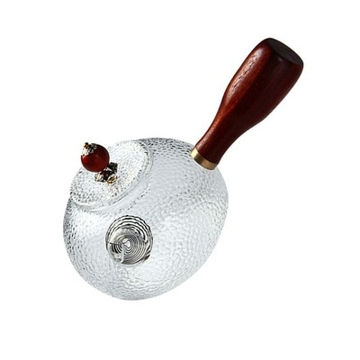335 ml Glas Holzgriff Hammer Textur Oolong Tieguanyin Puer