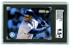KEN GRIFFEY JR~RARE POP 4~1994 UD COL CHOICE SILVER SIGNATURE SGC-9.5 MINT+ #470