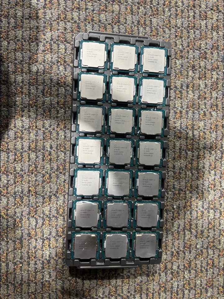 Lot of 21 Intel Core i3-8100T SR3Y8 4 Core 3.1GHz 8MB LGA1151 CPU FREE SHIPPING - Image 2 of 2