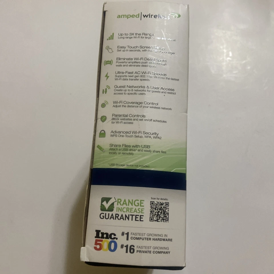 Amped Wireless High Power Touch Screen AC750 Wi-Fi Range Extender (TAP-200) - Image 4 of 4