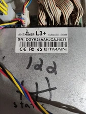 Bitmain Antminer L3+ 504 Mh/s 800w ASIC Litecoin Miner