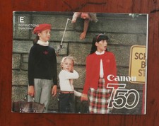 CANON T50 CAMERA INSTRUCTION BOOK/131686