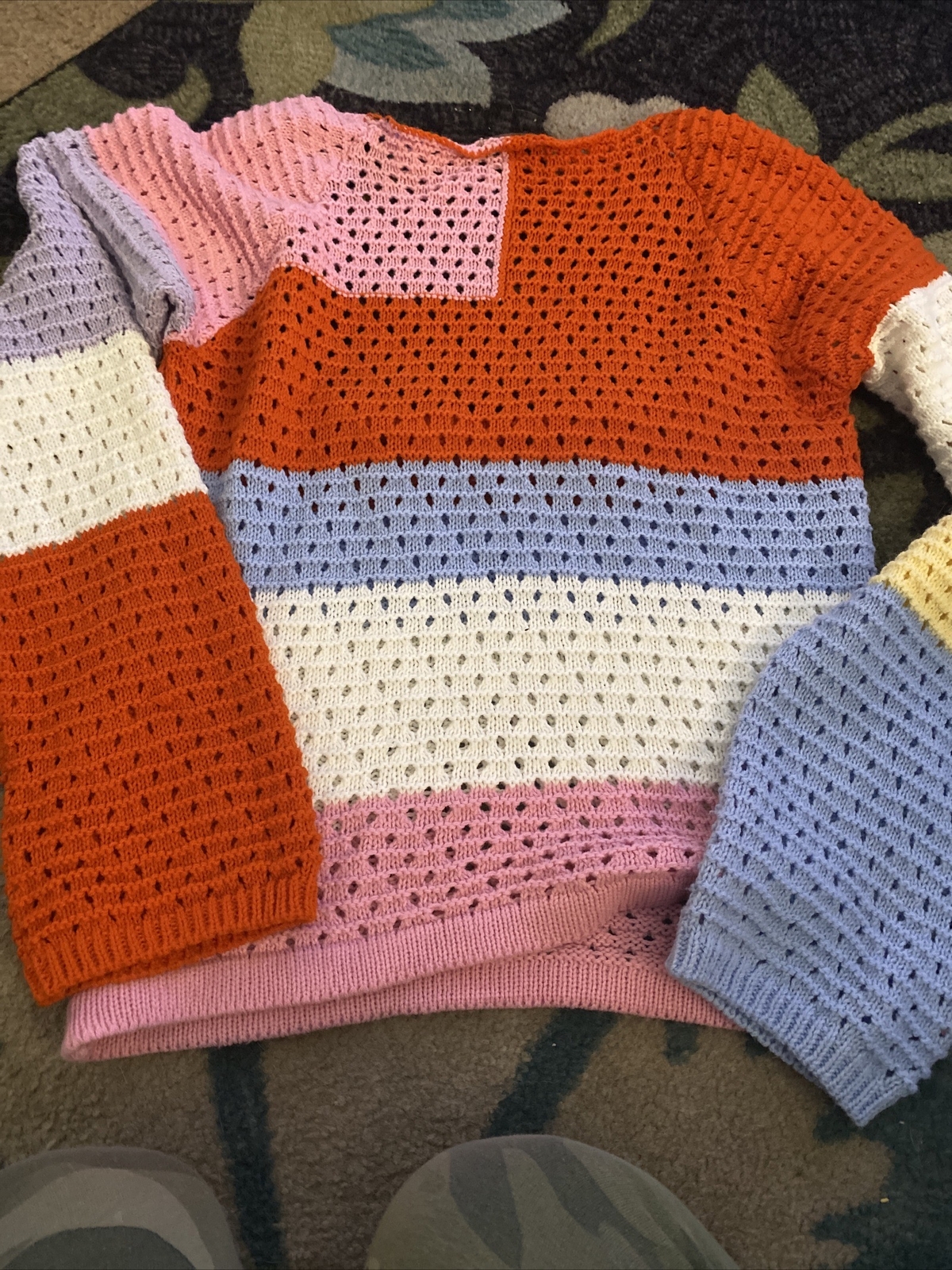 I Saw It First Crochet Sweater - image 3