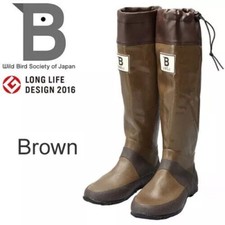 FOLDABLE RAIN/BIRDING BOOTS WILD BIRD SOCIETY OF JAPAN ALL SIZE 2 COLORS NEW