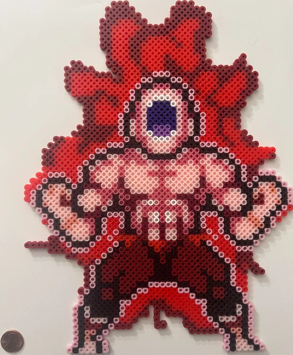 Super Sonic Sega the Hedgehog Mini Bead Sprite Perler Artkal Pixel Art Retro