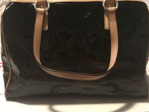 Coach Signature Black bag Women's Satchel handbag Purse Ladies 100% Authentic - Picture 14 of 22