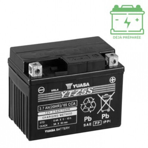 Batteria ytz5s Yuasa 12v 5ah Gel Senza Manutenzione lg113 l70 h85 - Active