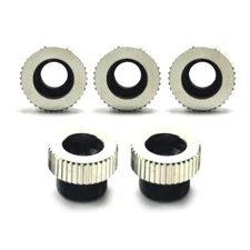 5pcs Dot Focusable Collimating 200nm-1100nm Laser Lens M9 P0.5 Cap