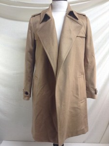 camel cashmere wrap coat
