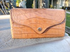 Wild Alligator leather Eyeglass Cell Phone Glasses Carrier Case Skin Gator SP45