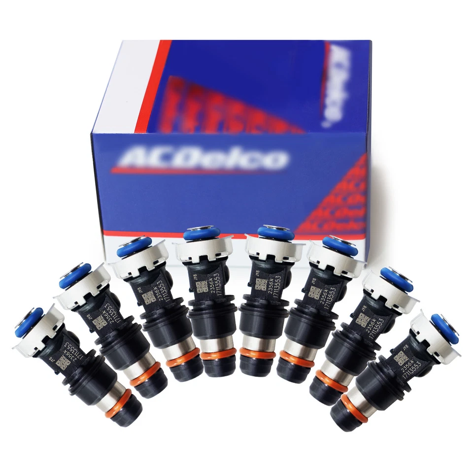 8Pcs GENUINE 17113553 Fuel Injectors For 99-07 Chevy Silverado 4.8L 5.3L 6.0L - Image 3 of 4