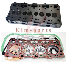 New Complete Cylinder Head With Valves+Full Gasket Set for Isuzu 4LE2 Engine