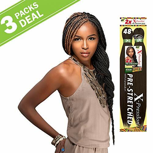 MULTI PACK Sensationnel Synthetic Crochet Braid XPRESSION 2X Pre-Stretched 48" - Picture 1 of 5