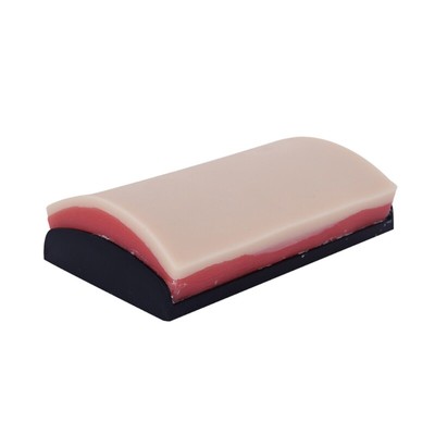 Premium Silicone Human Skin Suture Training Model Pad 3 Skin Layers Reusable
