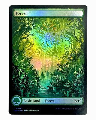 MTG | Forest / Wald | Duskmourn | Basic Land | Foil | NM | EN