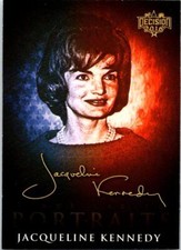 2001 Topps Heritage Jacqueline Kennedy #FLP6 First Lady Portraits