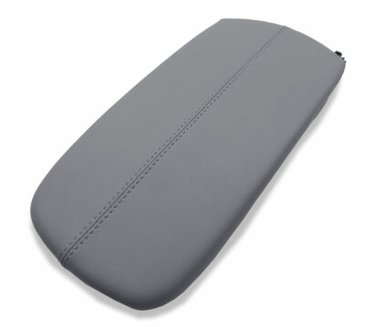 Center Console Lid Armrest Cover PVC Leather for Chevrolet Malibu 16-20 Gray