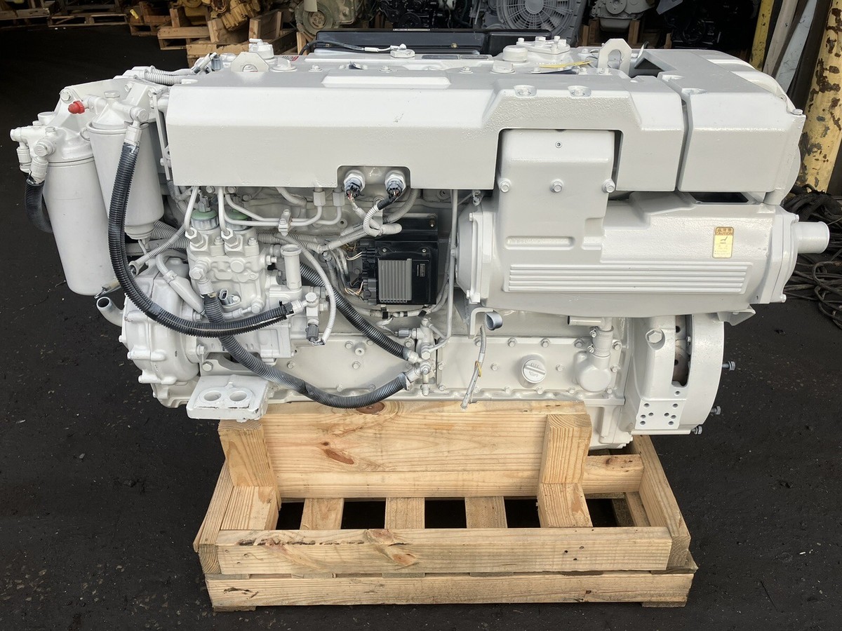 GOVERNMENT SURPLUS YANMAR 6CX530 MARINE DIESEL ENGINE | eBay