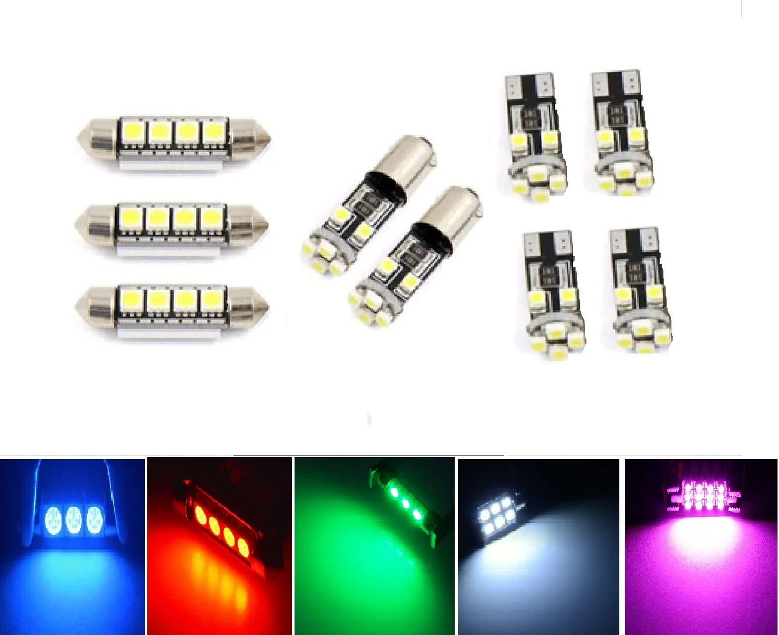 DELUXE for CITROEN C4 PICASSO LED INTERIOR LIGHT KIT SET BULBS