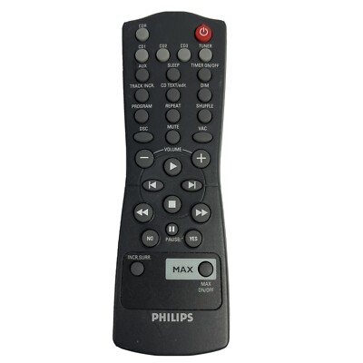Genuine Philips 310330853811 Remote Control For Philips Max Audio System Tested 