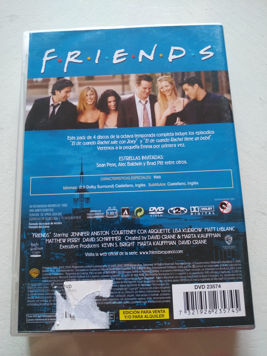 【中古】 Friends: Complete Eighth Season (DVD) (Import) Amazon.com: Friends: The Complete Eighth Season (25th Ann