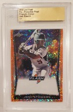 2018 Leaf Flash Orange Prism Pre-Production Proof Josh Stowers Rookie Card 1/1