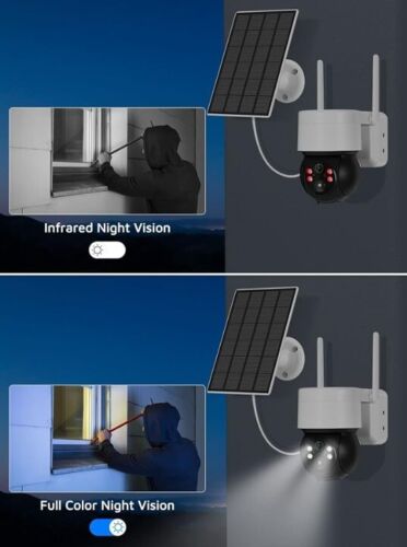 TELECAMERA WIFI Esterna con PANNELLO SOLARE Compatibile ANDROID/IOS ALEXA - Foto 14 di 19