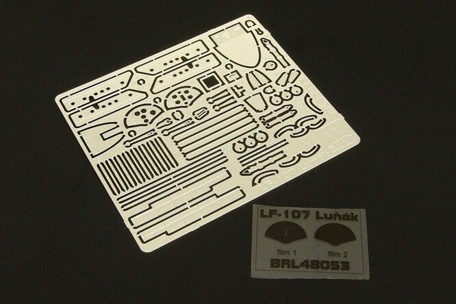 Brengun BRL48053 - 1/48 LF-107 Lunak Glider (Model Kit) 48027 - Etched Set - New