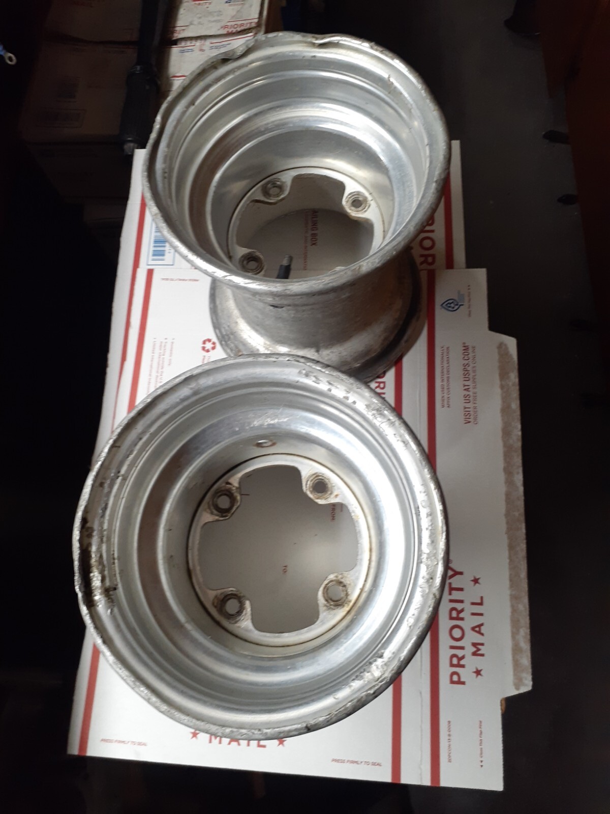 1983 1984 1985 HONDA ATC200X REAR WHEELS RIMS atc 200X HIRATA oem 83 84