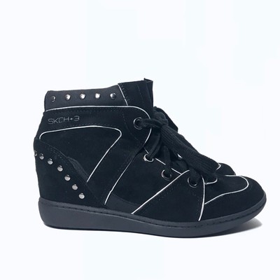 skechers high heel sneakers