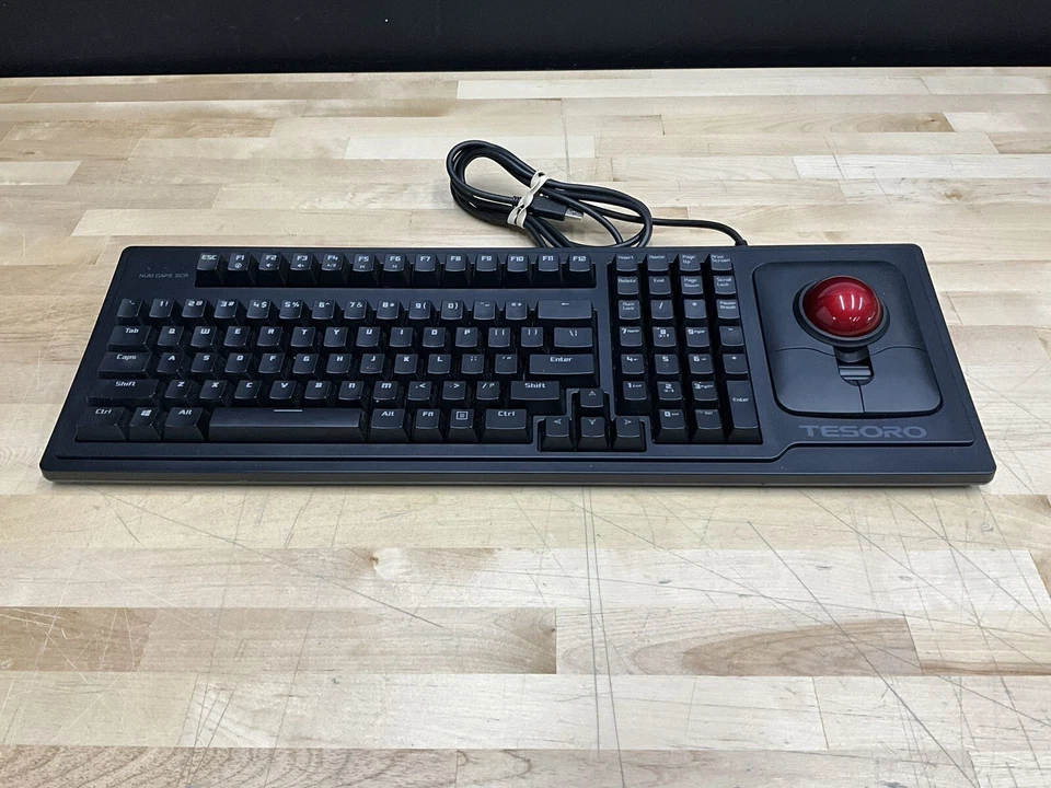 Tesoro Model TS-G6TL Harpe TL Trackball Illuminated Mechanical Gaming Keyboard - Image 2 of 4