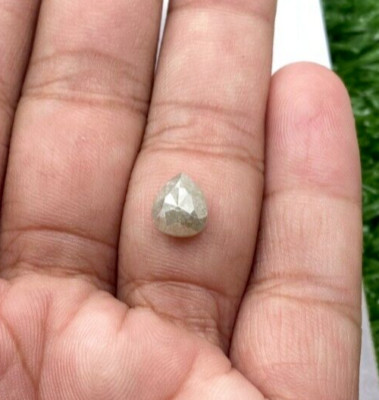 Natürlich Birne Schnitt Diamant Aus Weiße Farbe & Si Klarheit Kostüm 2.43TCW