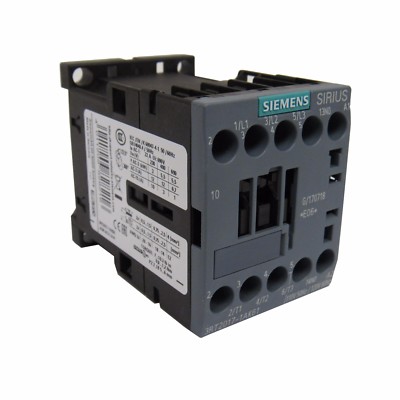 NEW SIEMENS 3RT2017-1AK61 SIRIUS 3 POLE 12 AMP 120 VAC IEC CONTACTOR 1 N.O. AUX.