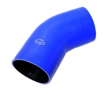 4-Ply Reinforced 5" ID 45 Degree Elbow Silicone Hose Coupler Intake BLUE