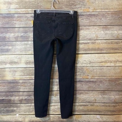 Paige Denim Jeans size 26 Verdugo Ankle Skinny Black Fog Gray - Picture 3 of 6
